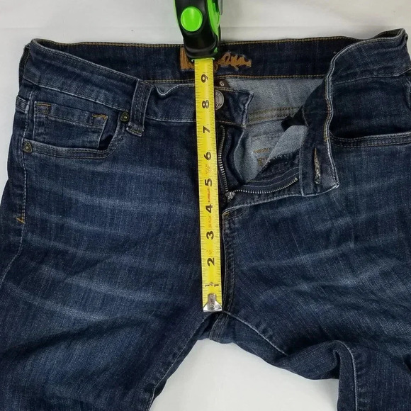 Kut From The Kloth Cropped BLue Denim Jeans Size 6 - Picture 3 of 11